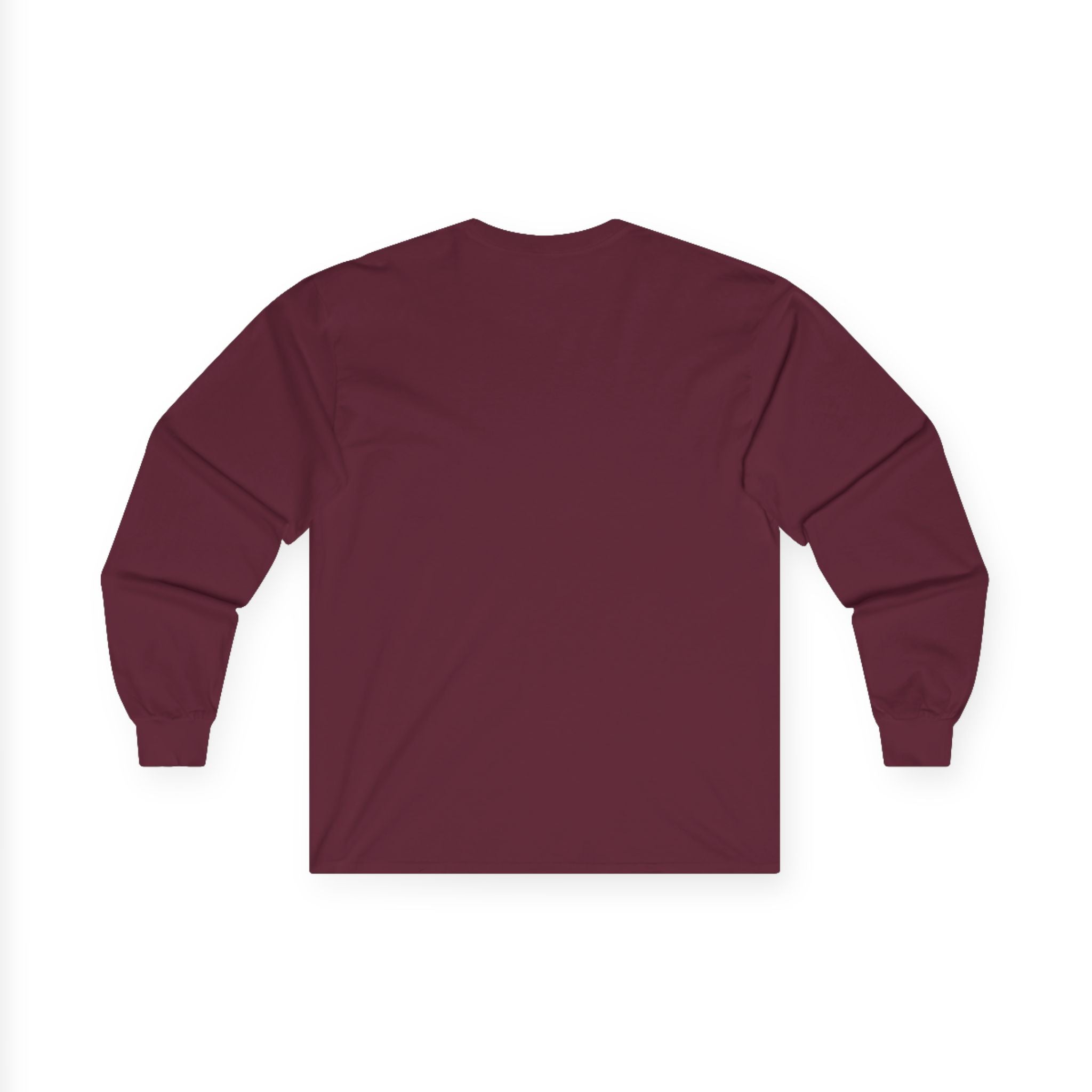 His Way or No Way Long Sleeve Tee — Minimalist Chest Text Shirt
