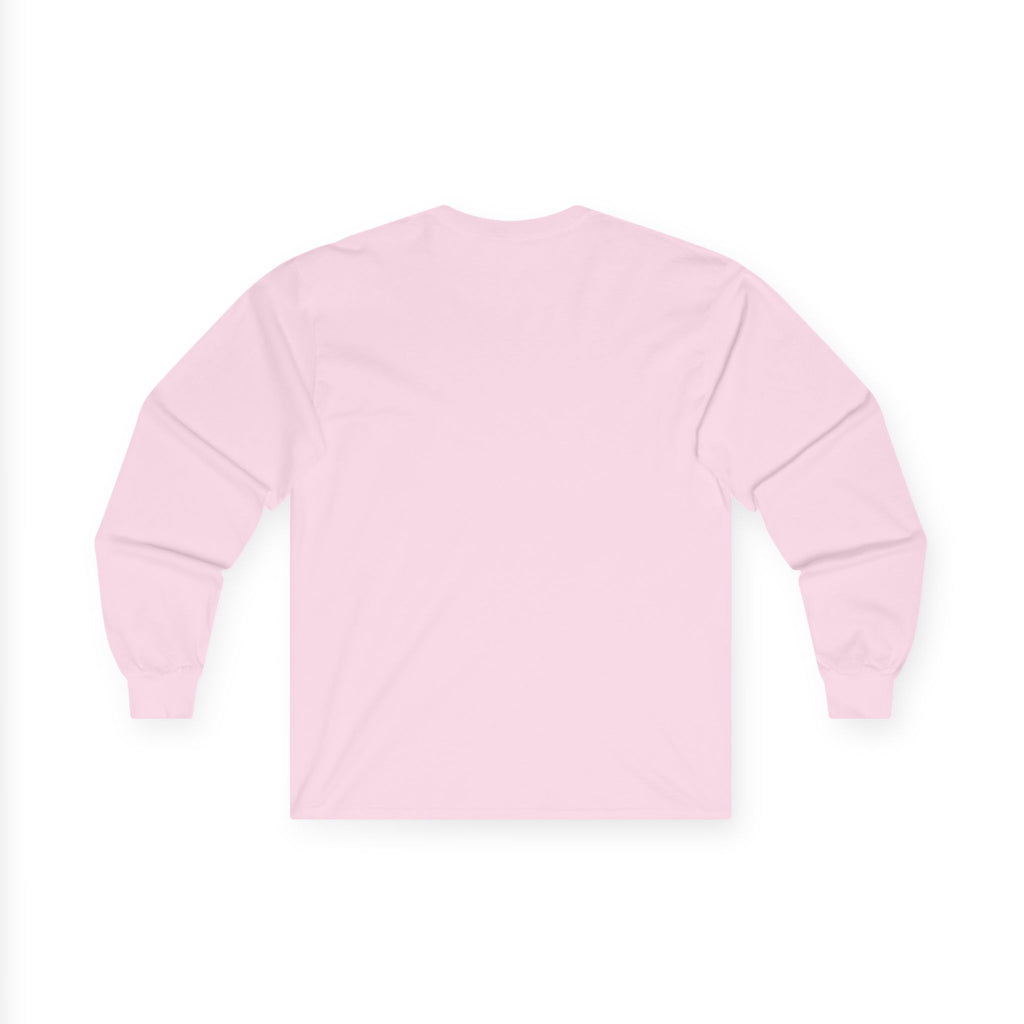 His Way or No Way Long Sleeve Tee — Minimalist Chest Text Shirt