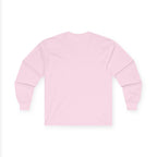 His Way or No Way Long Sleeve Tee — Minimalist Chest Text Shirt