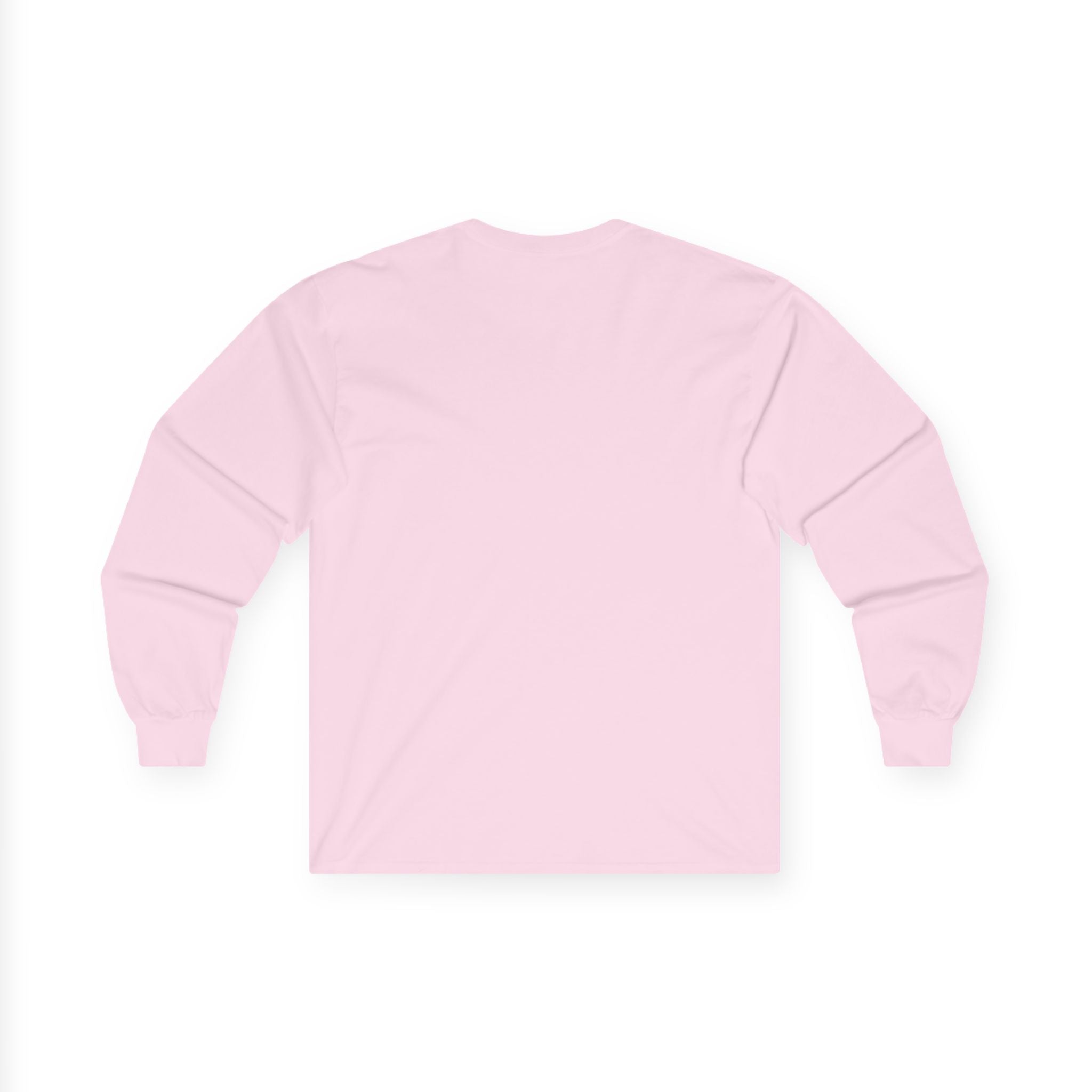 His Way or No Way Long Sleeve Tee — Minimalist Chest Text Shirt