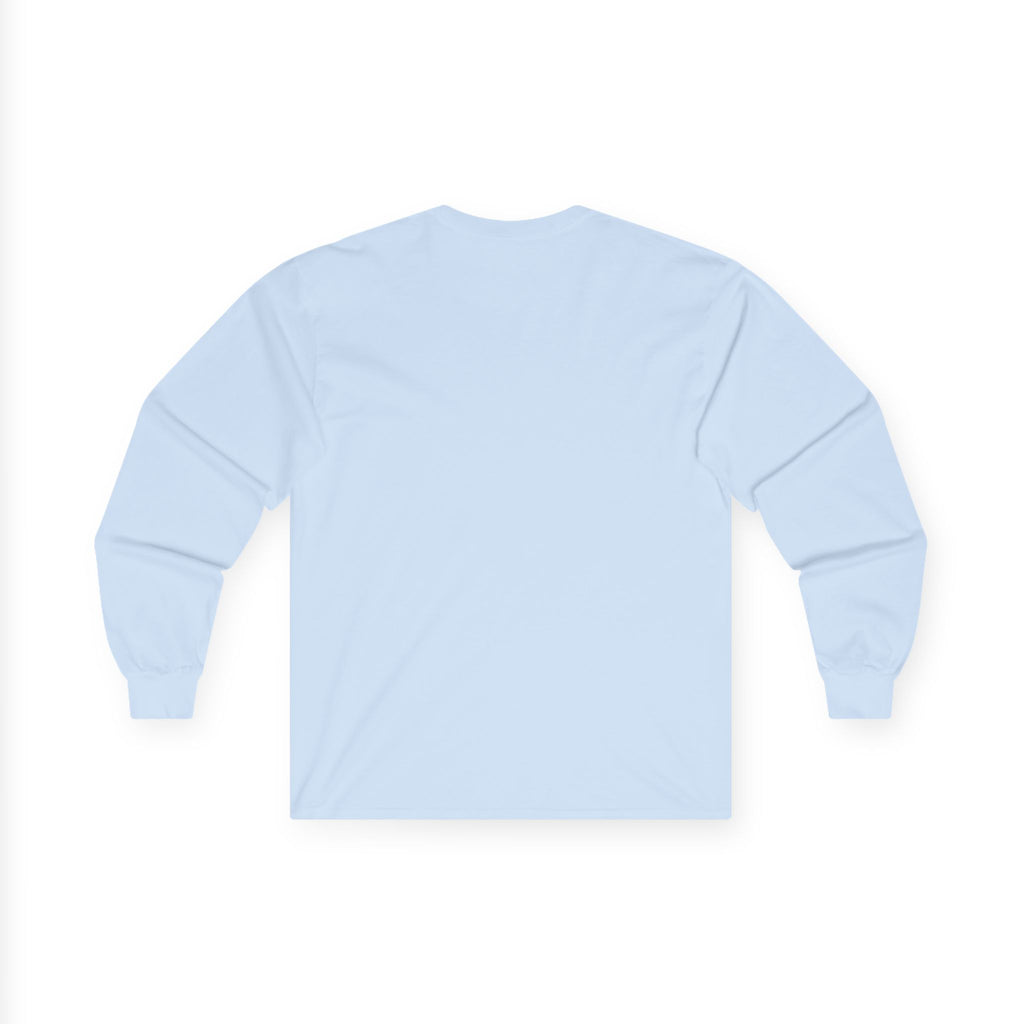 His Way or No Way Long Sleeve Tee — Minimalist Chest Text Shirt