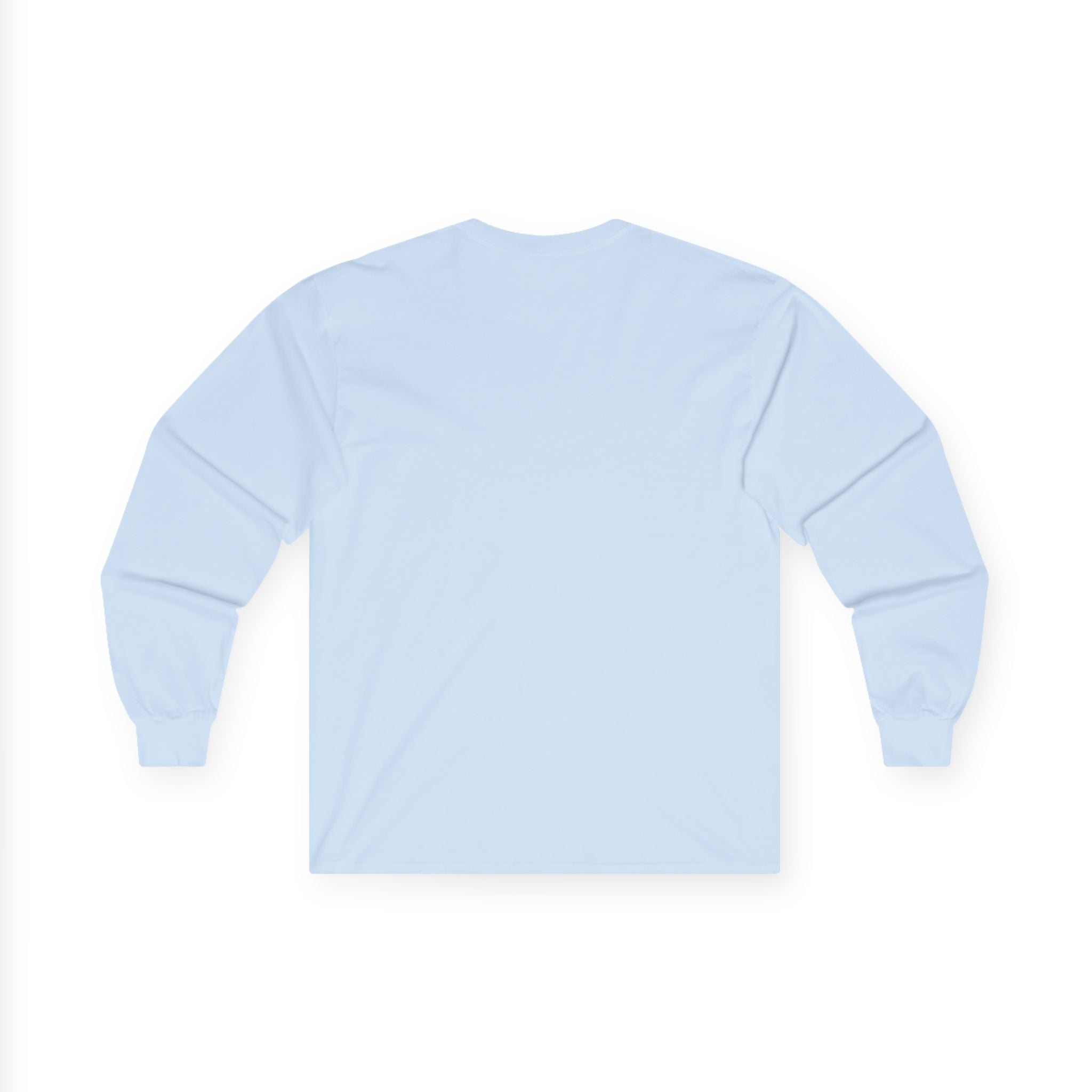 His Way or No Way Long Sleeve Tee — Minimalist Chest Text Shirt