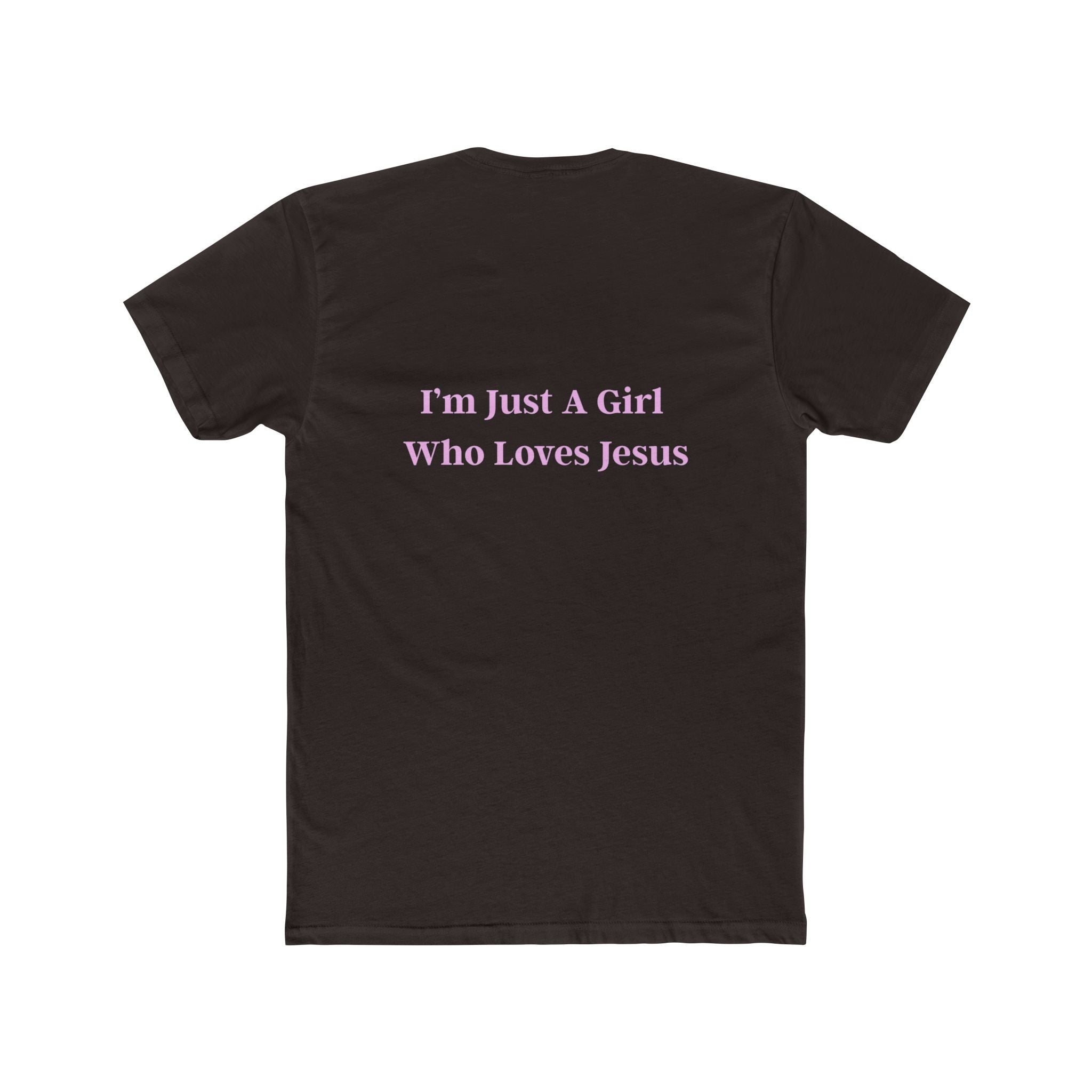 I'm Just A Girl Who Loves Jesus Unisex Cotton Crew Tee