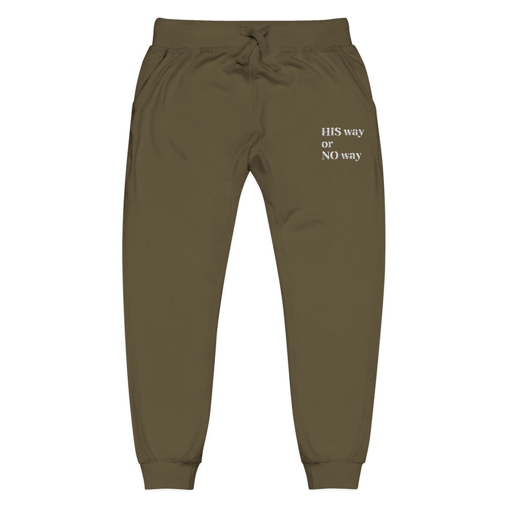 His Way or No Way Fleece Sweatpants