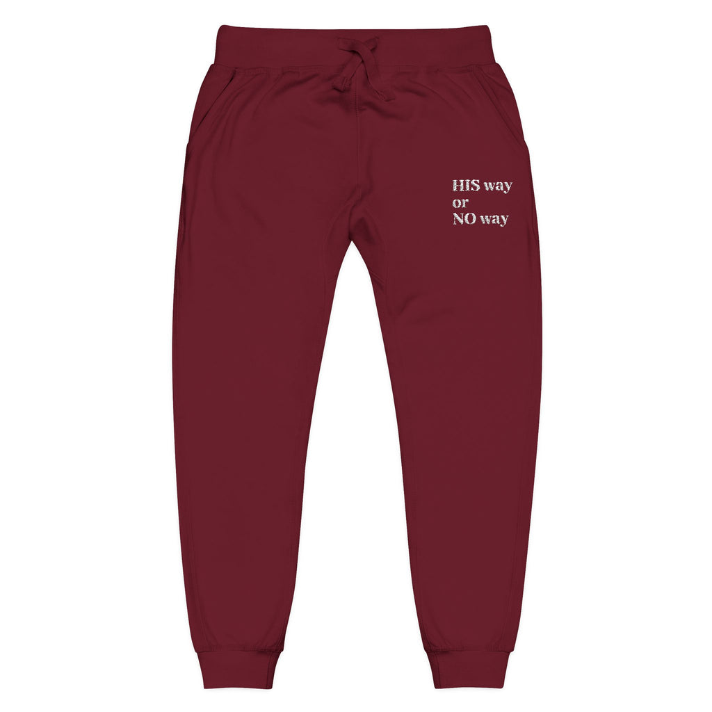 His Way or No Way Fleece Sweatpants